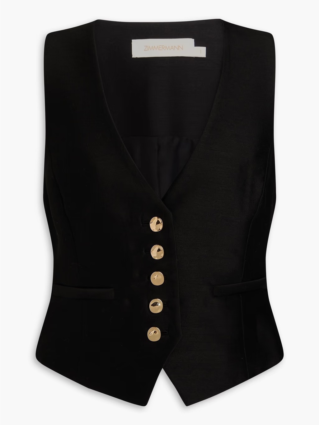 Zimmermann Luna Wool Silk Waistcoat